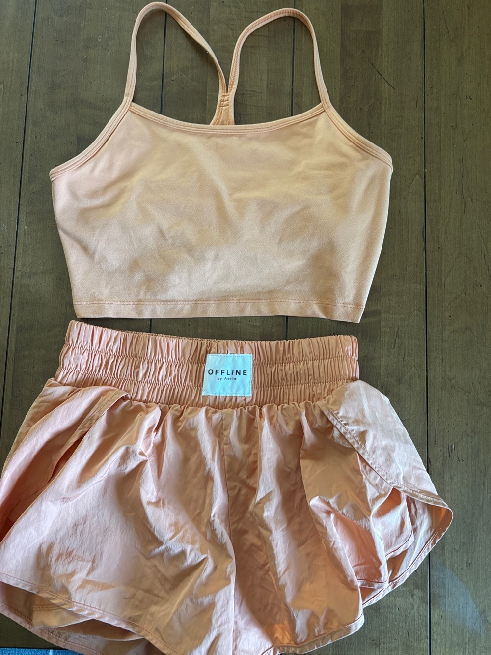 Aerie tank and short. Short has built in liner .Tank has bra top liner .